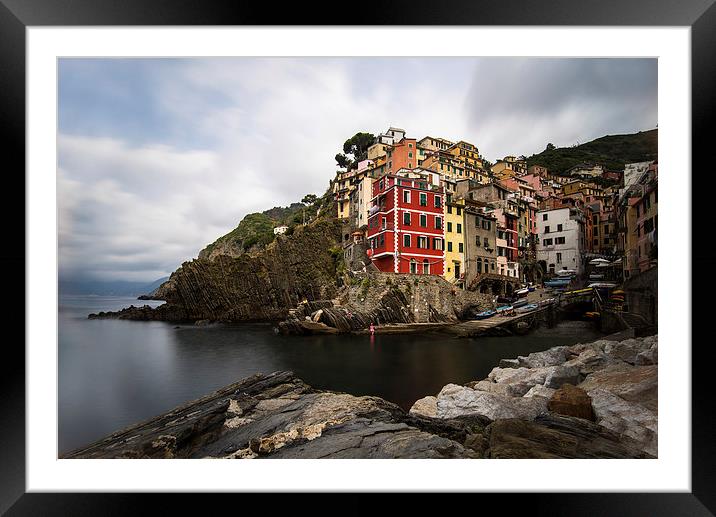 Riomaggiore  Framed Mounted Print by Dave Wragg