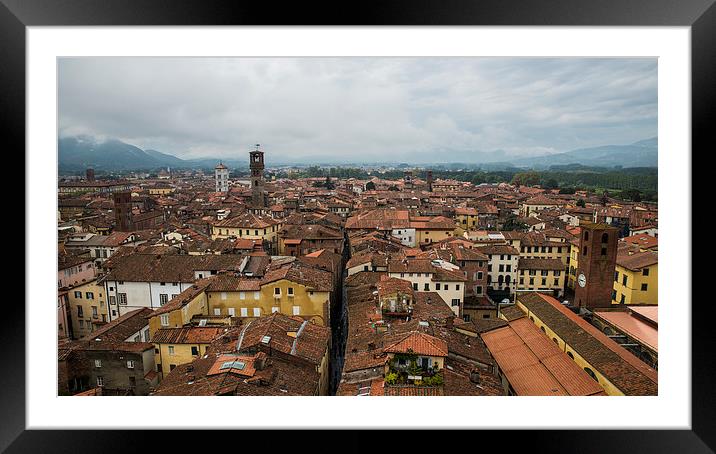  Lucca Framed Mounted Print by Dave Wragg