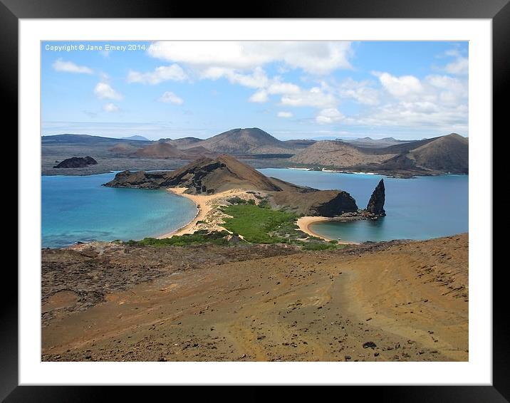 Galapagos Islands Framed Mounted Print by Jane Emery