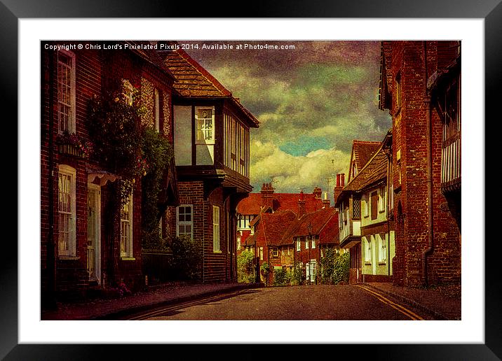  Church Street, Steyning Framed Mounted Print by Chris Lord