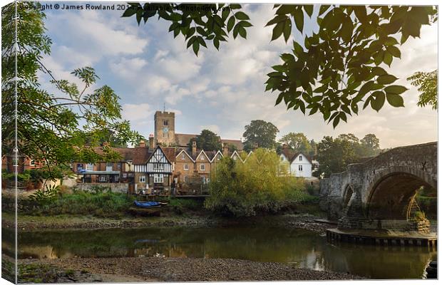 Aylesford, Kent Canvas Print by James Rowland