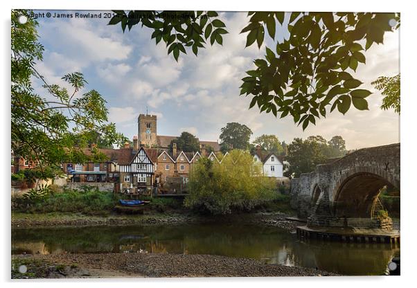 Aylesford, Kent Acrylic by James Rowland