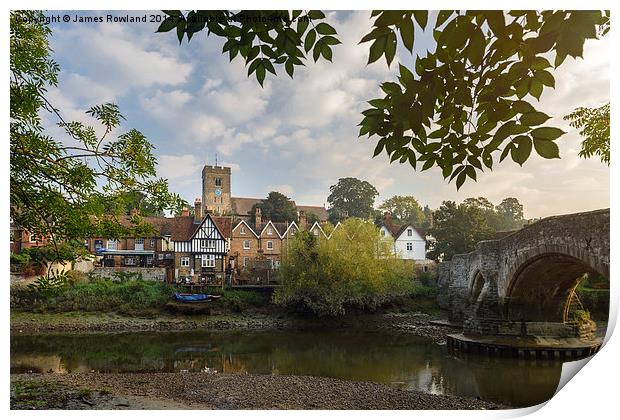 Aylesford, Kent Print by James Rowland