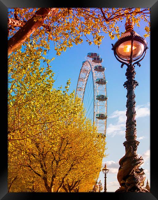  London Eye South Bank Framed Print by Clive Eariss