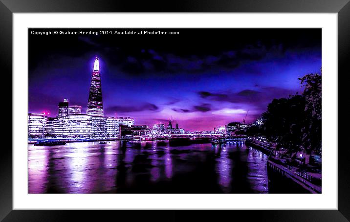 London Moods Framed Mounted Print by Graham Beerling