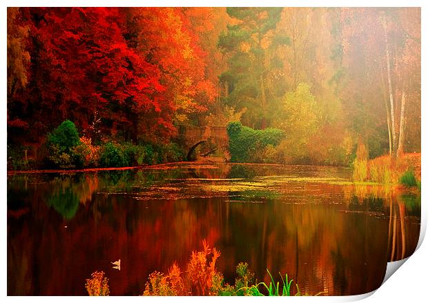  Autumn Reflected Print by Heaven's Gift xxx68