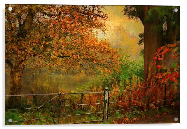  Autumn On My Mind  Acrylic by Heaven's Gift xxx68