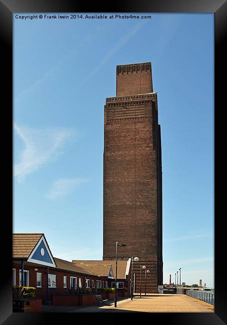 Birkenhead’s Mersey Tunnel ventilation tower. Framed Print by Frank Irwin