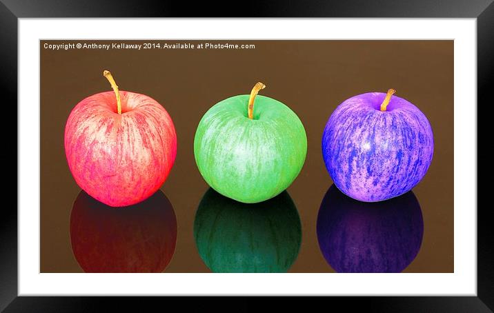  APPLES Framed Mounted Print by Anthony Kellaway
