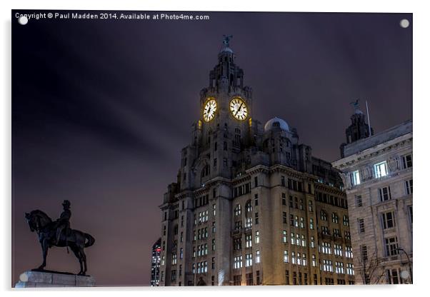 Liver Building and guard Acrylic by Paul Madden