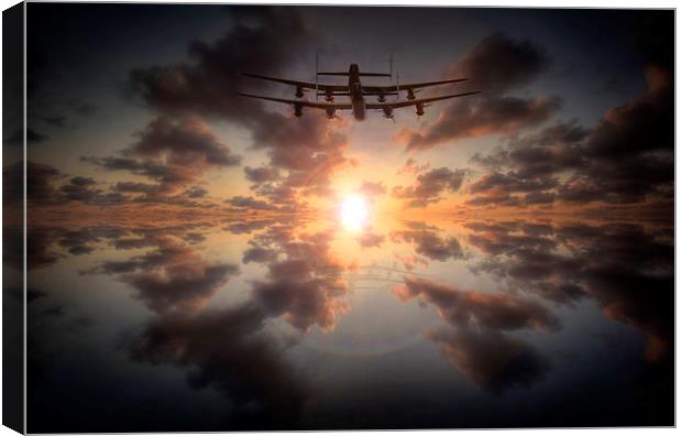 Sunset Lancasters  Canvas Print by Jason Green