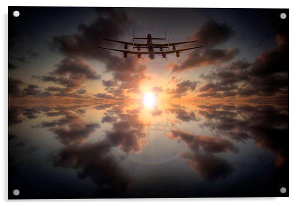 Sunset Lancasters  Acrylic by Jason Green