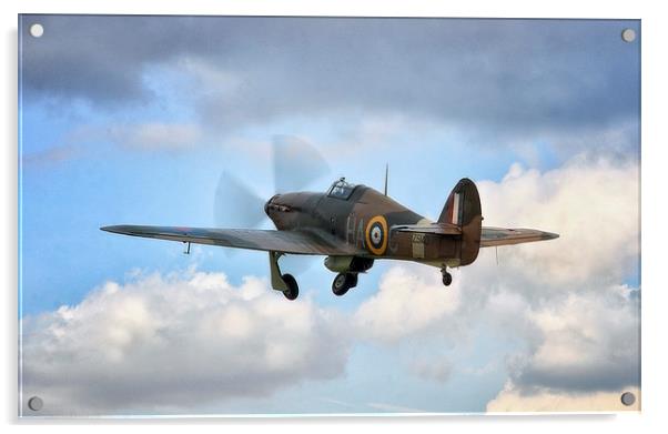 Hawker Hurricane Z5140 Acrylic by Jason Green