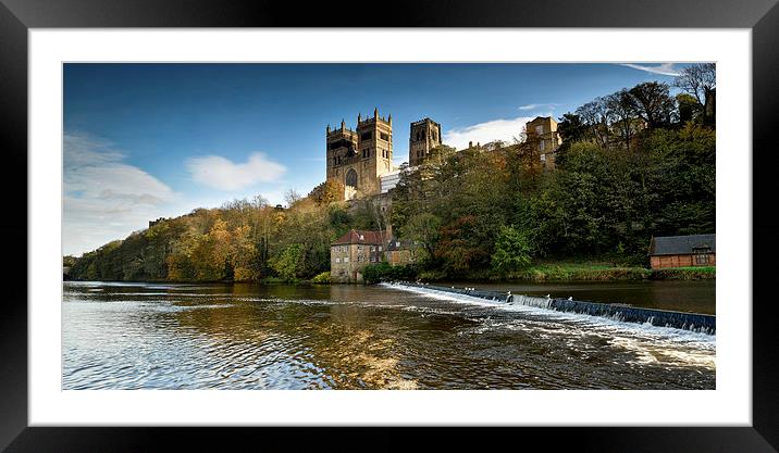  City of Durham Panoramic Framed Mounted Print by Dave Hudspeth Landscape Photography