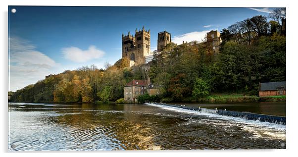  City of Durham Panoramic Acrylic by Dave Hudspeth Landscape Photography
