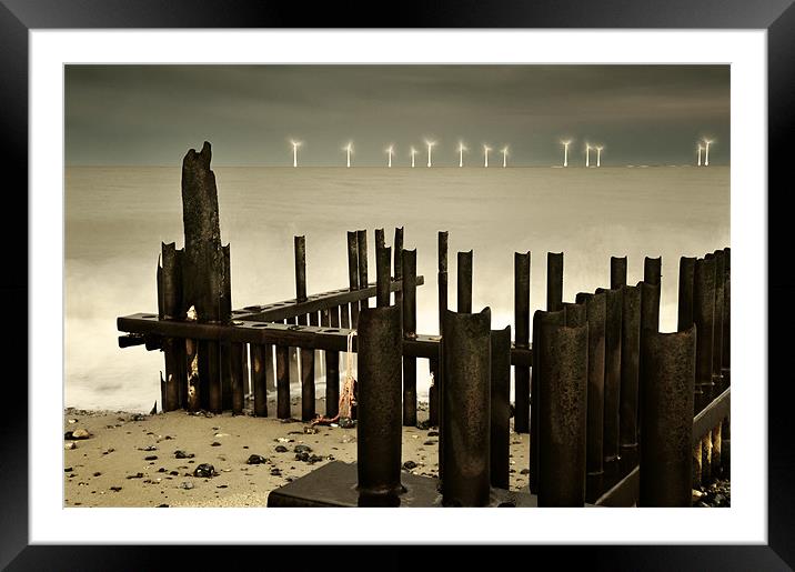 Sparkling turbines Framed Mounted Print by Stephen Mole