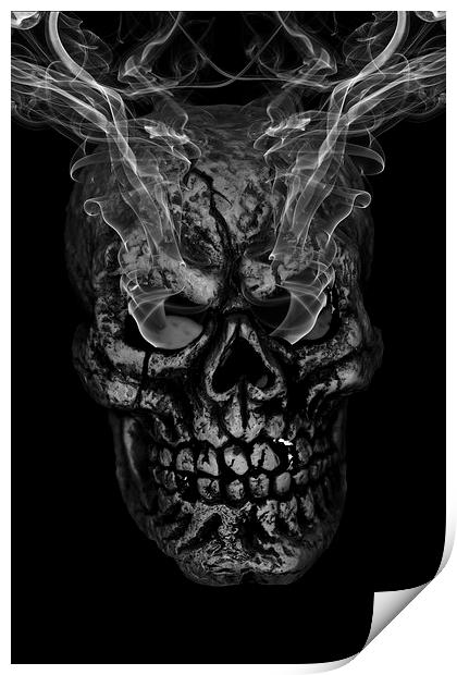 Smoke Gets In Your Eyes Print by Steve Purnell
