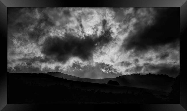  Mean And Moody Dartmoor Framed Print by Nigel Jones