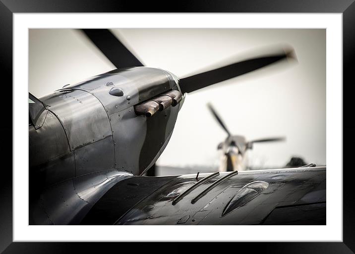  Spitfire Ready To Fly Framed Mounted Print by Jason Kerner