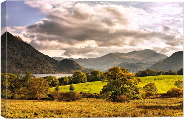 Ullswater View Canvas Print by Jacqi Elmslie