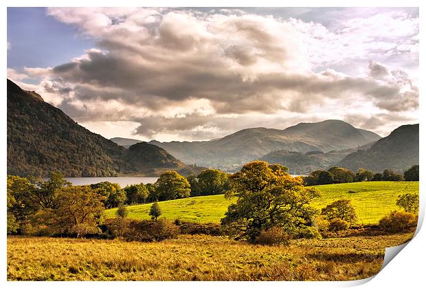 Ullswater View Print by Jacqi Elmslie