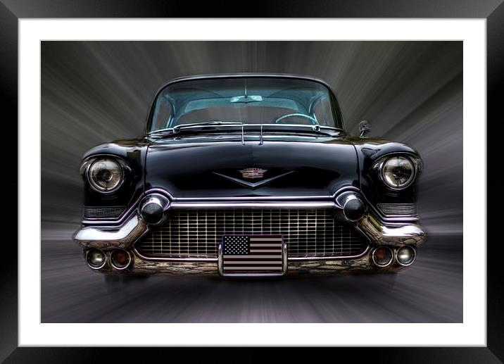Black Caddy. Framed Mounted Print by Nathan Wright