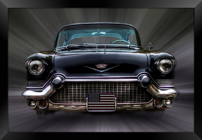 Black Caddy. Framed Print by Nathan Wright