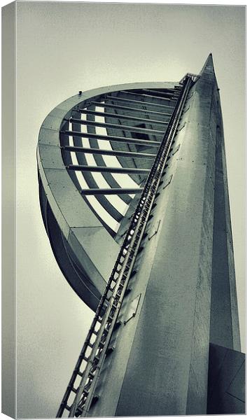  Spinnaker Tower Canvas Print by Heather Newton