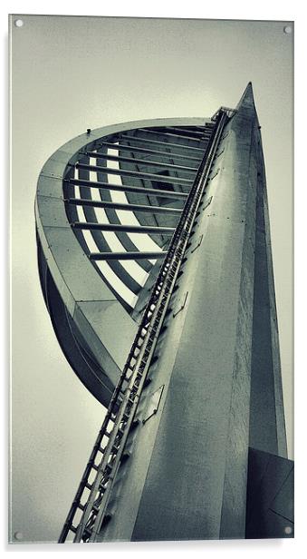  Spinnaker Tower Acrylic by Heather Newton