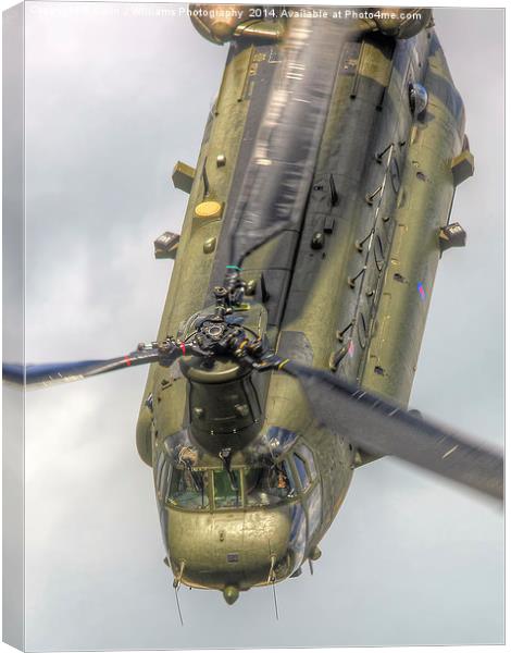  RAF Odiam Display Chinook 1 - Dunsfold 2014 Canvas Print by Colin Williams Photography