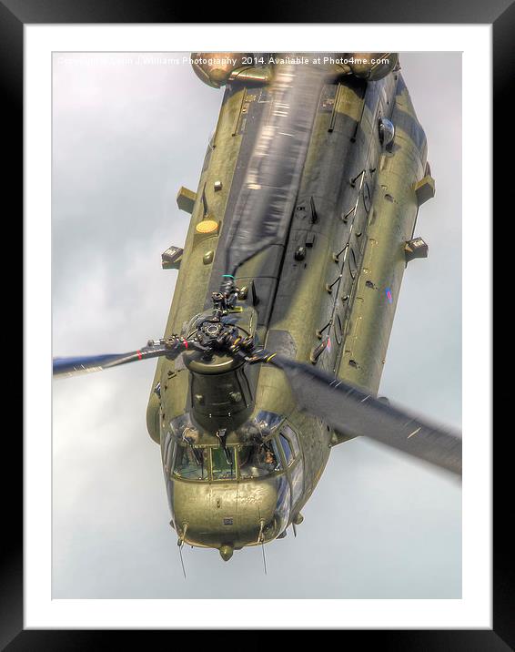  RAF Odiam Display Chinook 1 - Dunsfold 2014 Framed Mounted Print by Colin Williams Photography