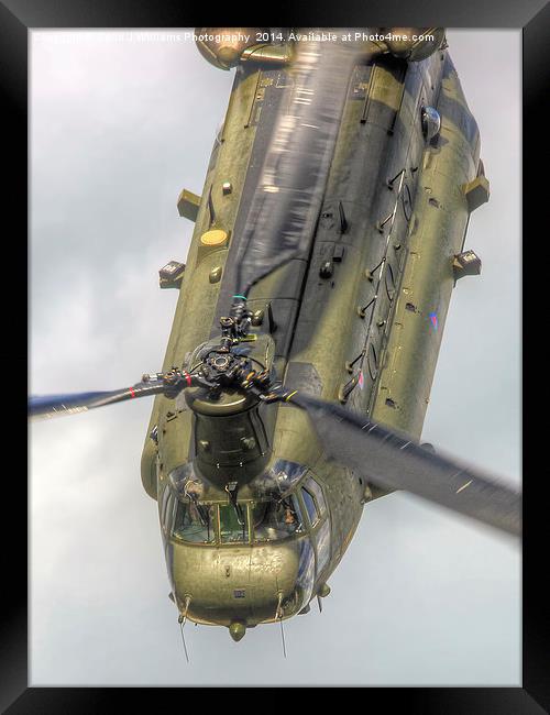  RAF Odiam Display Chinook 1 - Dunsfold 2014 Framed Print by Colin Williams Photography