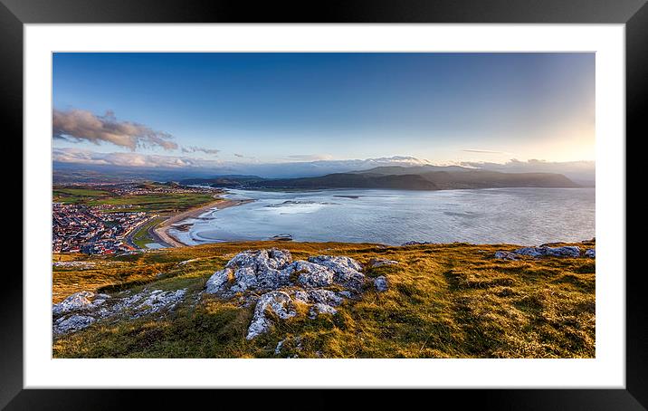  Conway Bay from Great Orme Framed Mounted Print by Andy McGarry