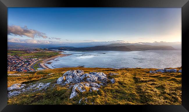  Conway Bay from Great Orme Framed Print by Andy McGarry