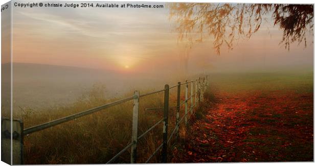  Autumn sunrise Hampstead-heath Canvas Print by Heaven's Gift xxx68