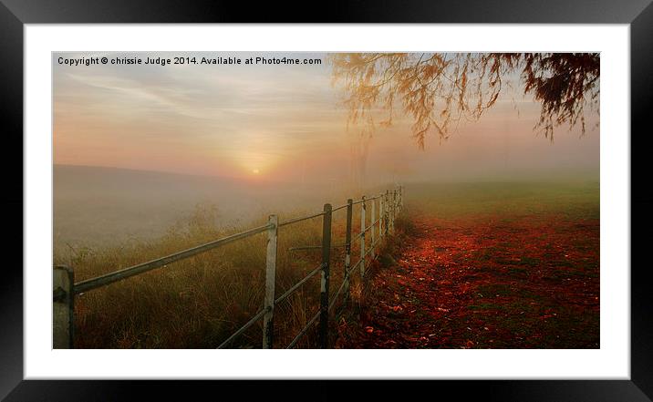  Autumn sunrise Hampstead-heath Framed Mounted Print by Heaven's Gift xxx68
