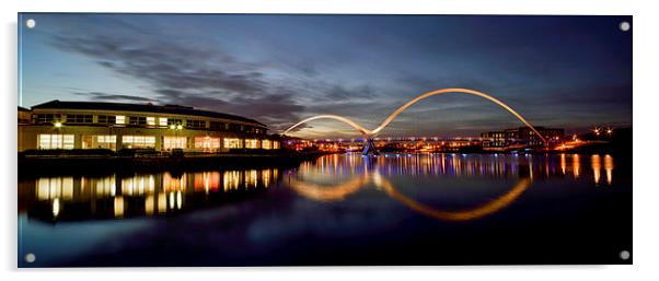  The Infinity Bridge Panoramic Acrylic by Dave Hudspeth Landscape Photography