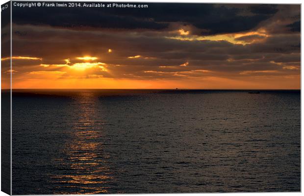  Beautiful Sunrise in Gran Canaria Canvas Print by Frank Irwin