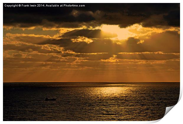  Beautiful Sunrise in Gran Canaria Print by Frank Irwin