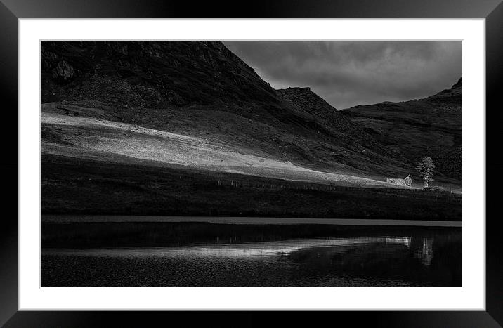  A break in the clouds at Cwmorthin Framed Mounted Print by Rory Trappe