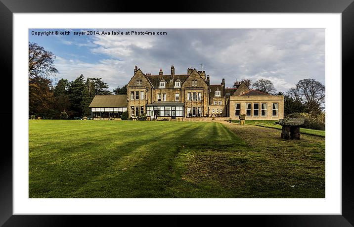  Grinkle Park Hotel Framed Mounted Print by keith sayer