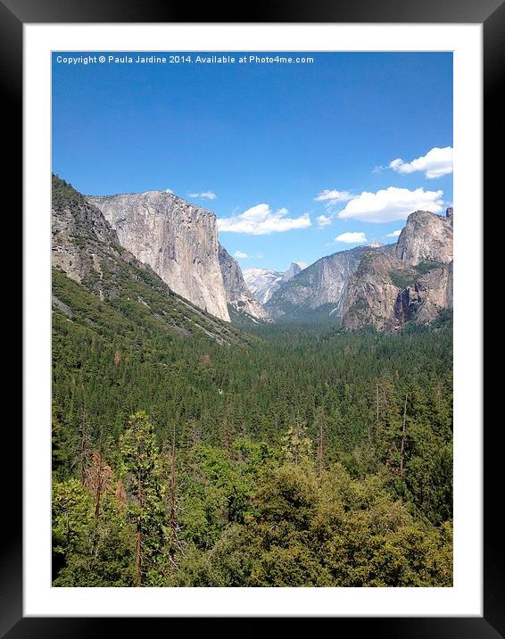  Yosemite National Park - California Framed Mounted Print by Paula Jardine