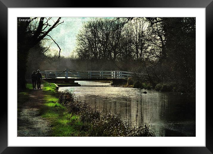  Late Afternoon By The Kennet Framed Mounted Print by Ian Lewis