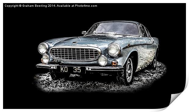  Classic Car Print by Graham Beerling