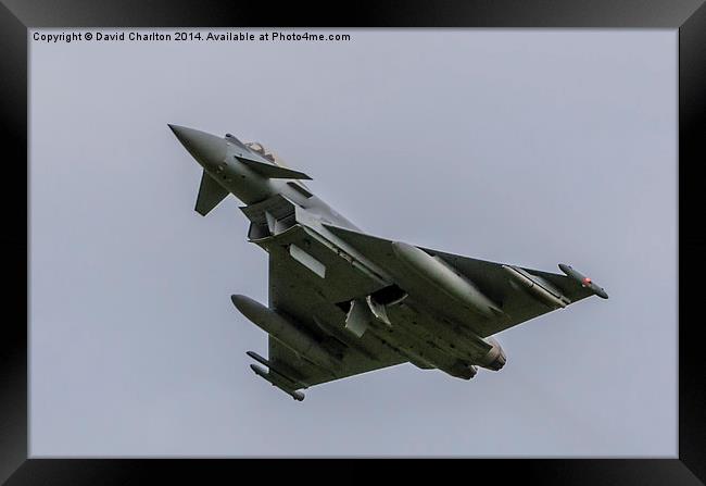  Typhoon Framed Print by David Charlton