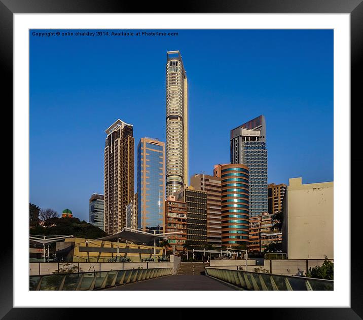 Kowloon Early Morning Framed Mounted Print by colin chalkley