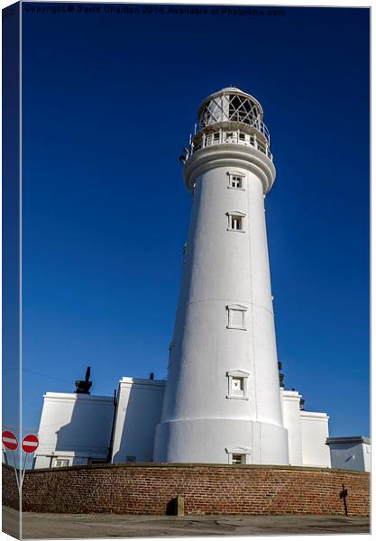  Flamborough Lighthouse Canvas Print by David Charlton