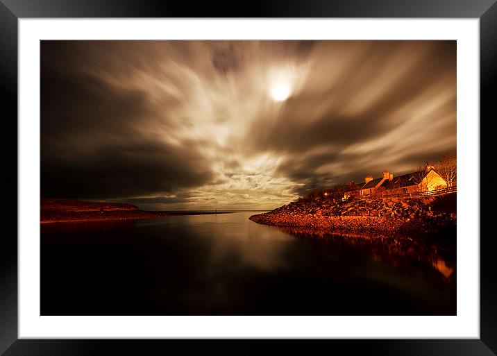  Stormy sky over the sea Framed Mounted Print by Lorraine Paterson