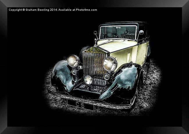 Classic Car Framed Print by Graham Beerling