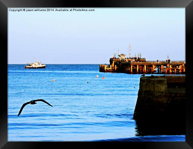  Swanage delight.  Framed Print by Jason Williams